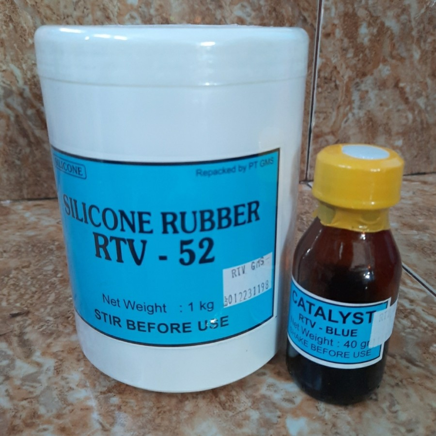 Jual SILICONE RUBBER RTV 52 / 1KG / SILIKON RESIN - clear | Shopee ...