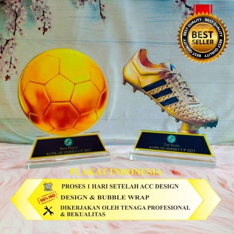 Jual Plakat Akrilik Custom Custom Plakat Futsal Custom Plakat Bola