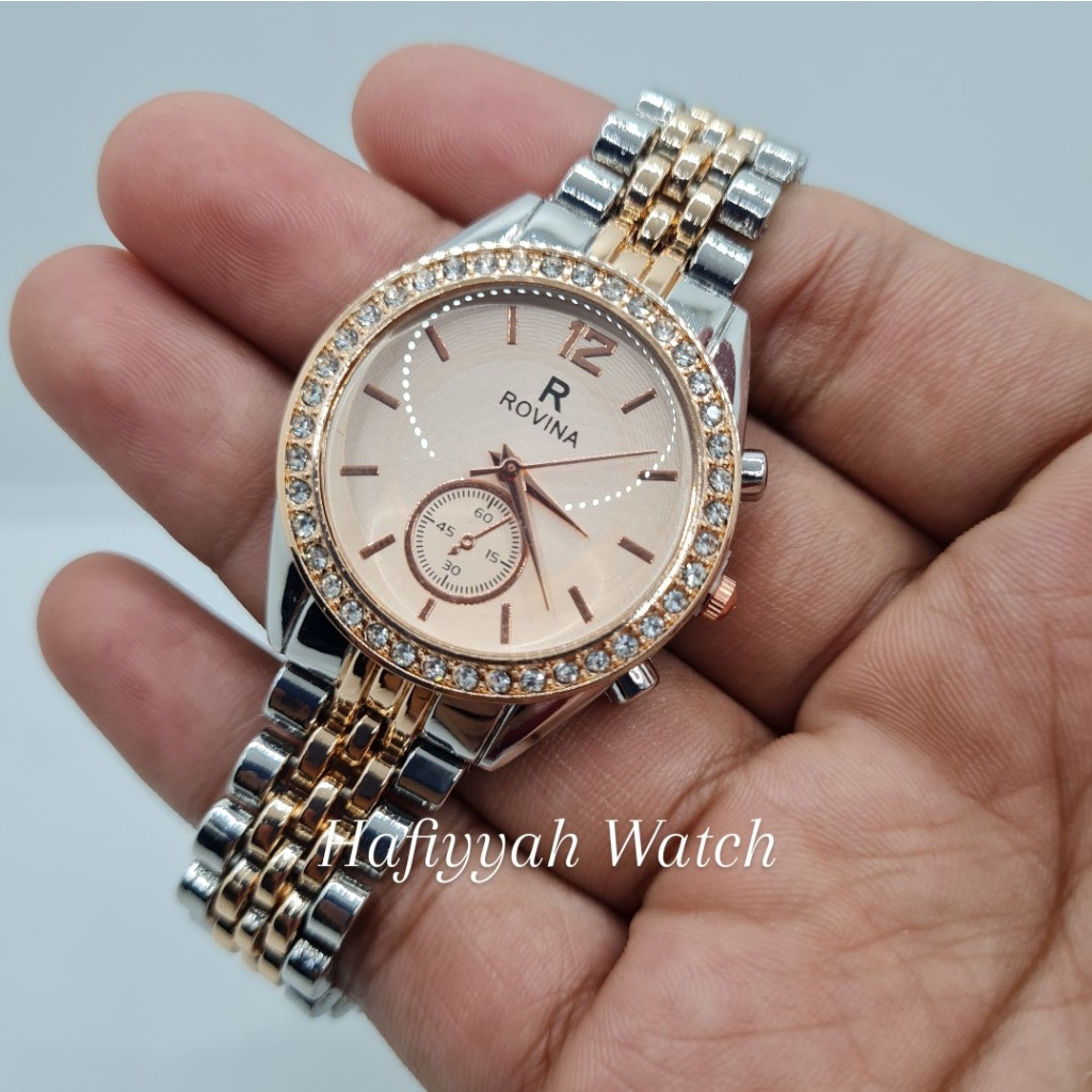 NikmahStore.ID - Jam tangan wanita LV permata - SILVER Harga Rp150