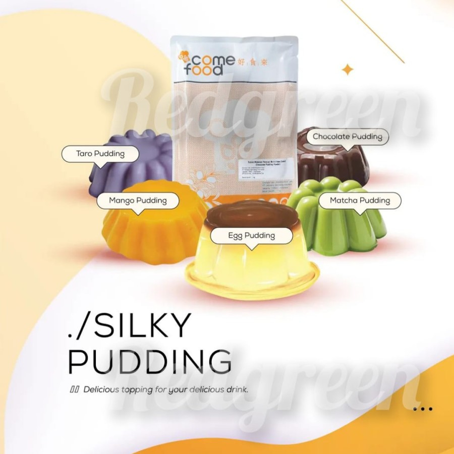 Jual Silky Cokelat Egg Pudding 500gr Powder Come Food cokelat egg ...