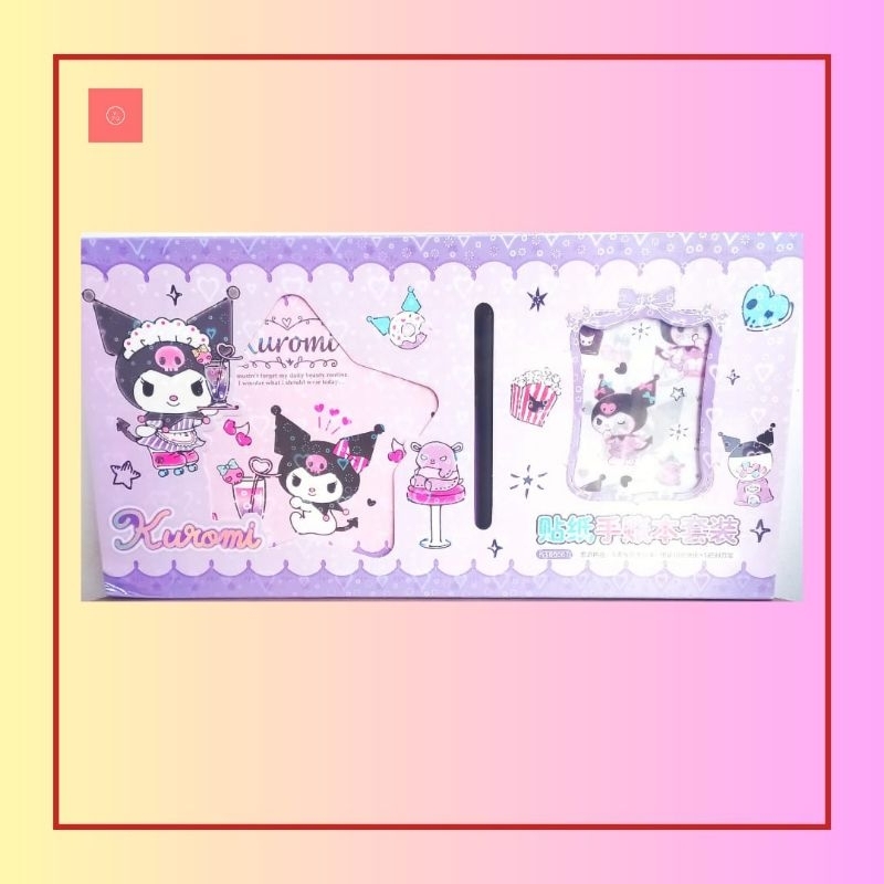 Jual Kuromi Paket Jurnal DIY Sticker Book Notebook | Shopee Indonesia