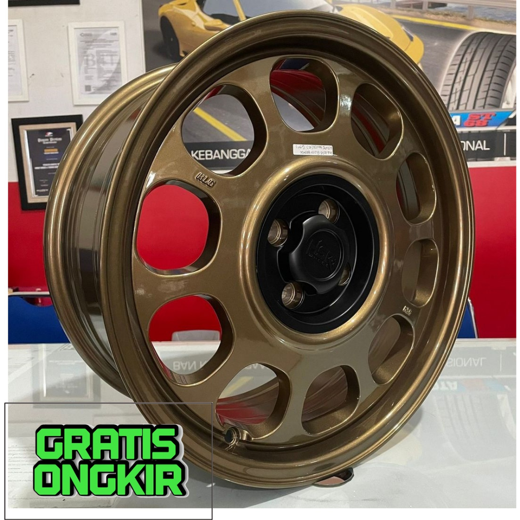Jual Velg Mobil Ring 17 HSR KLG Pcd 4x100 velg Racing Kaleng mobil ...