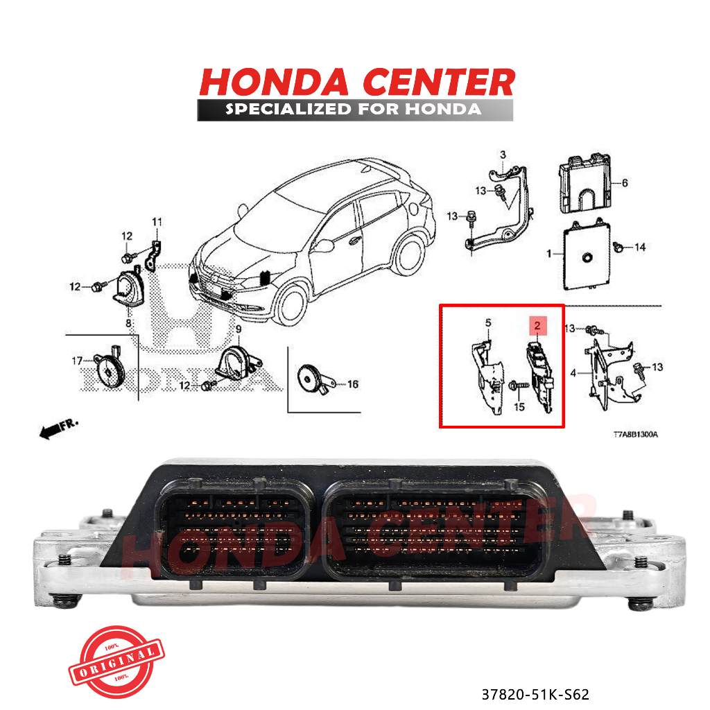 Jual Ecu Elektronic Control Unit Komputer Mesin Honda Hrv 2015 2016 ...