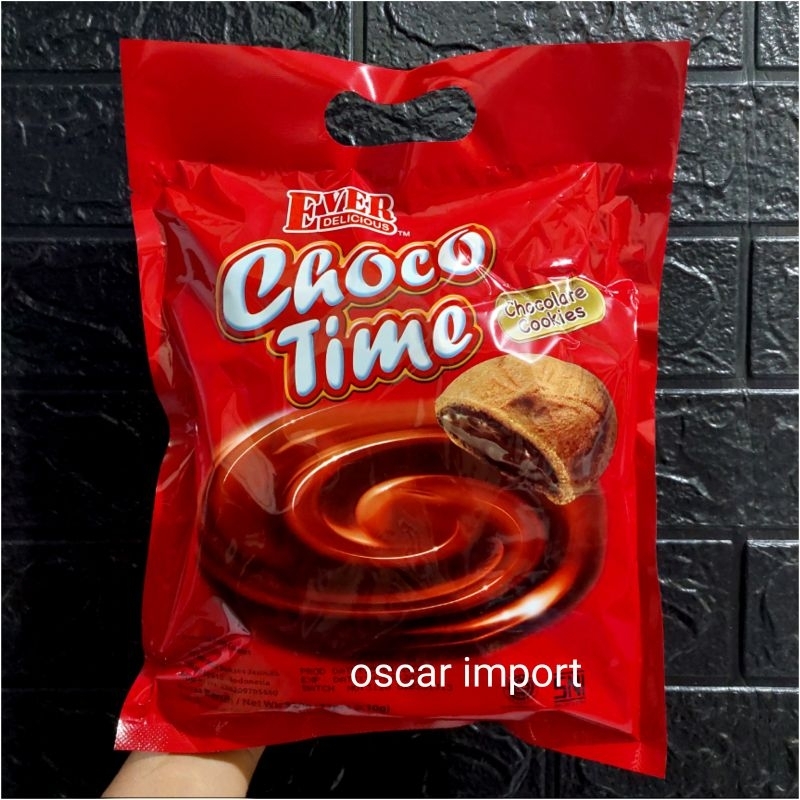 Jual Cookies Coklat Lumer Ever Delicious Choco Time Cookies Isi Coklat 