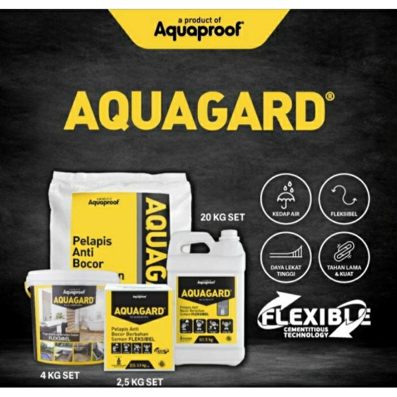 Jual AQUAGUARD Waterproofing 4kg Shopee Indonesia