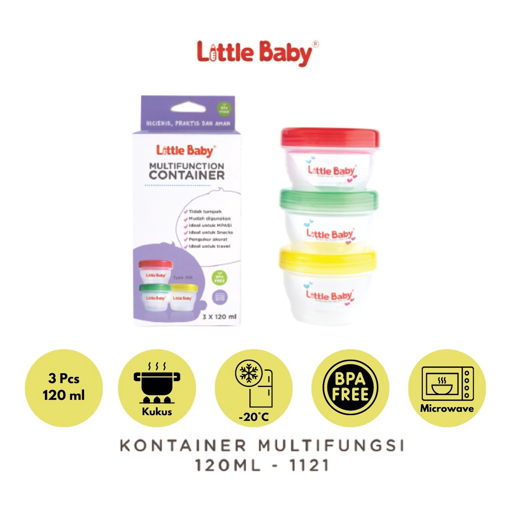 Jual Little Baby Kontainer Multifungsi Multifunction Container 120ml ...