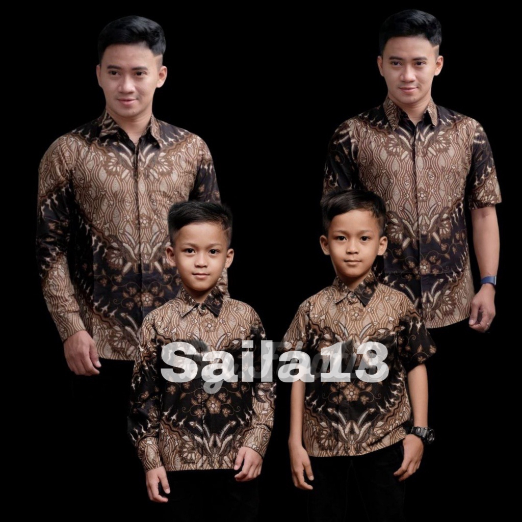 Jual TERBARU Couple sweet || couple batik ayah dan Batik anak cowok ...