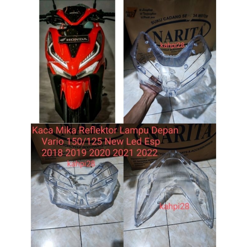 Jual KACA MIKA REFLEKTOR LAMPU DEPAN VARIO 150 125 NEW LED ESP 2018 ...