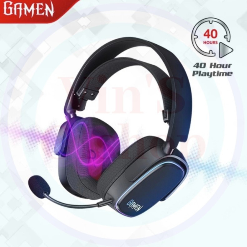 Jual Headset Gaming Bluetooth Gamen Shadow Resmi/Headphone Gaming ...