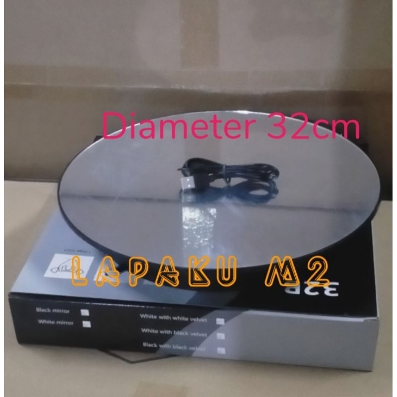 Jual display putar 32 cm Alas Putar Rotating Display Fotografi Stand ...