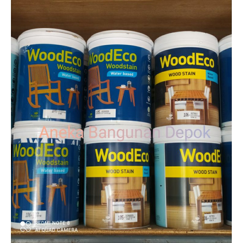 Jual Cat Kayu Politur Campuran Air Wood Eco Woodstain Shopee Indonesia