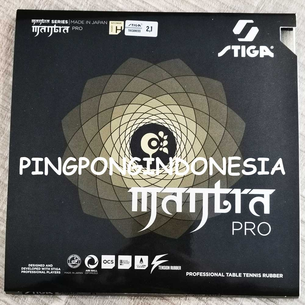 Jual Stiga Mantra Pro Hard - Karet Rubber Pingpong Tenis Meja Table ...