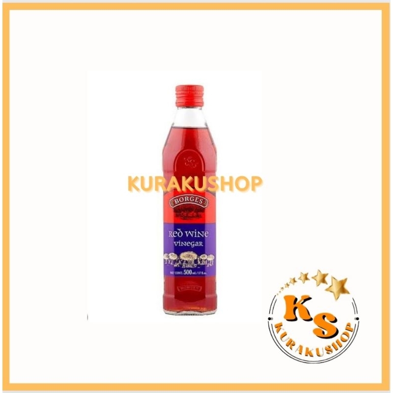 Jual BORGES RED WINE VINEGAR 500 ML | Shopee Indonesia