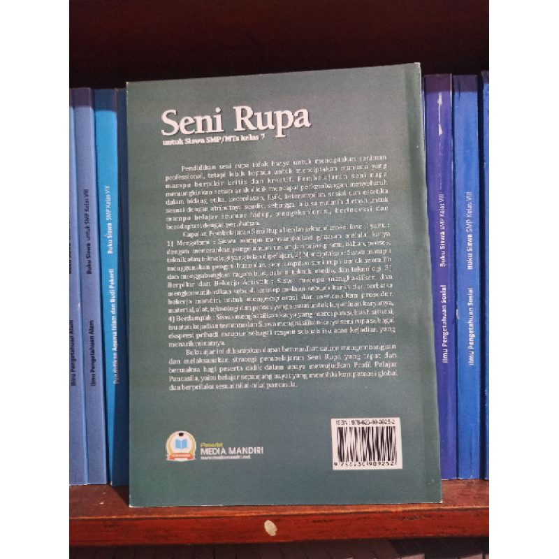 Jual BUKU SENI RUPA KELAS 1 7 VII SMP KURIKULUM MERDEKA | Shopee Indonesia