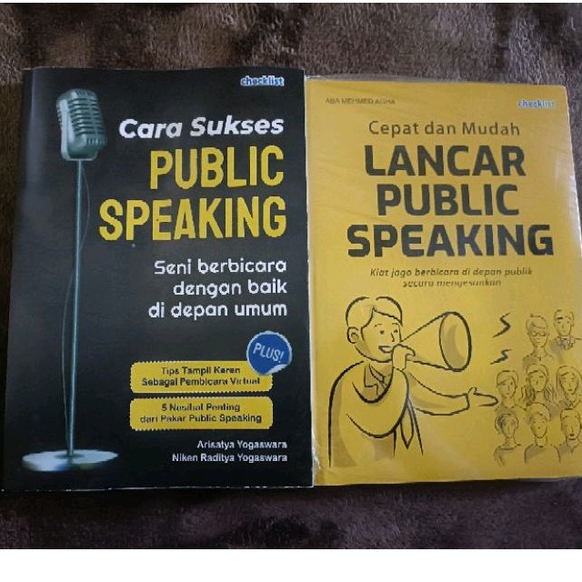 Jual 1 PAKET BUKU CARA SUKSES PUBLIC SPEAKING DAN CEPAT DAN MUDAH ...