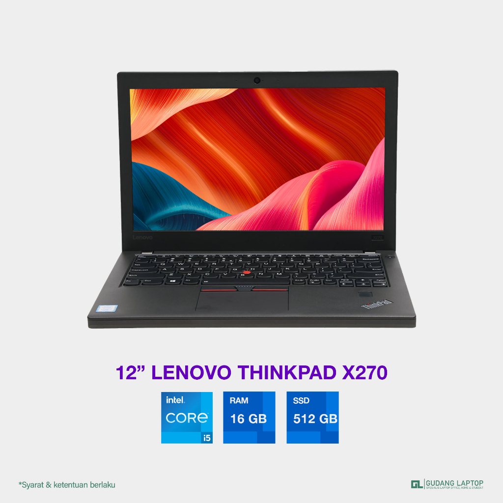 Lenovo Thinkpad X270 Corei5 6300U SSD128GB 4GBメモリ 12.5インチ Windows11 ノートパソコン 中古パソコン 