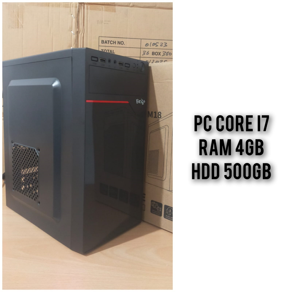 Jual PC/CPU Intel Core i7 Ram 4Gb Harddisk 500Gb Siap Pakai | Shopee ...