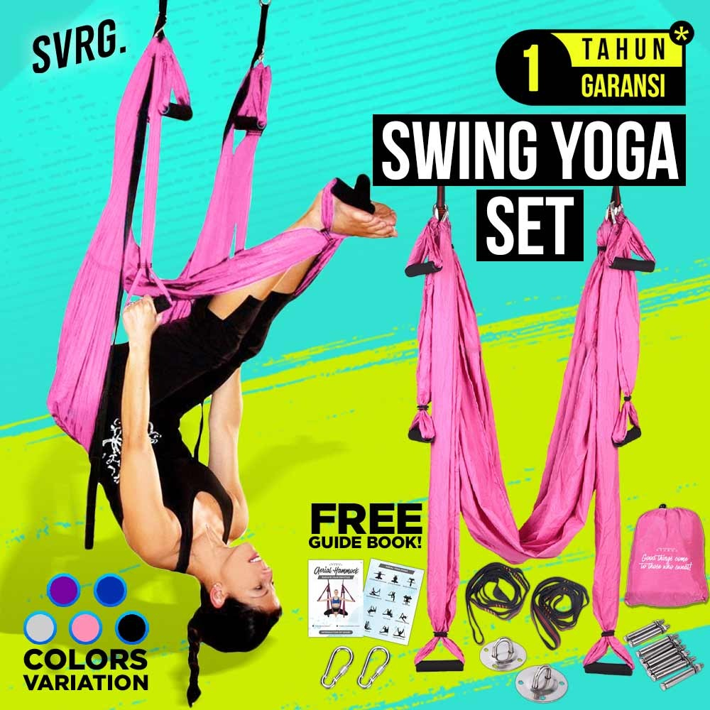 Jual Svarga Swing Yoga Set Aerial Yoga Yoga Hammock Anti Gravity