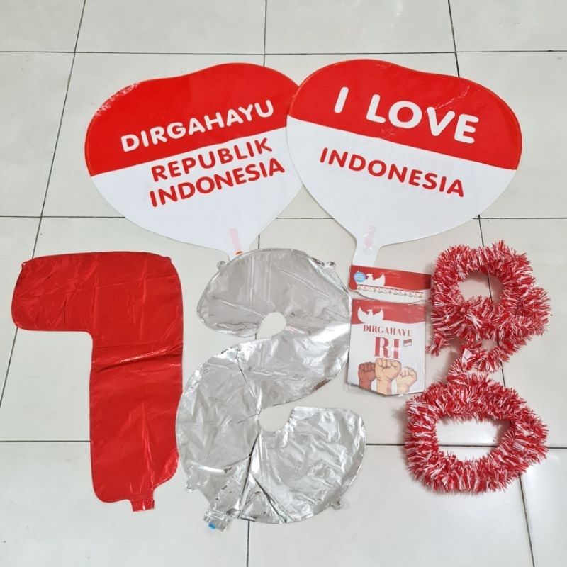 Jual Paket Dekor Hut Ri K Hiasan Agustus Murah Dekorasi Hut Ri