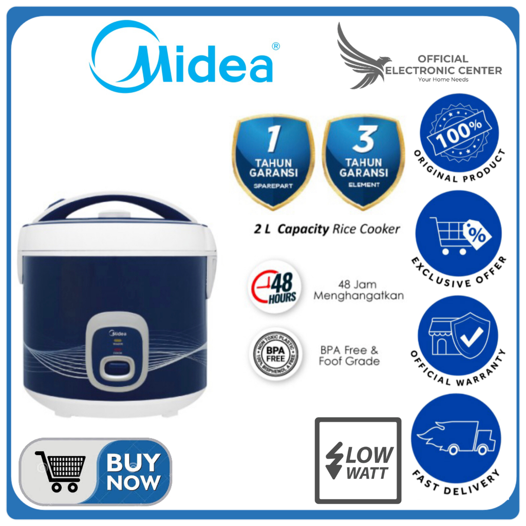 Jual RICE COOKER MIDEA 2L MRMS6101 MRMS6101 6101 3D HEATING RICE