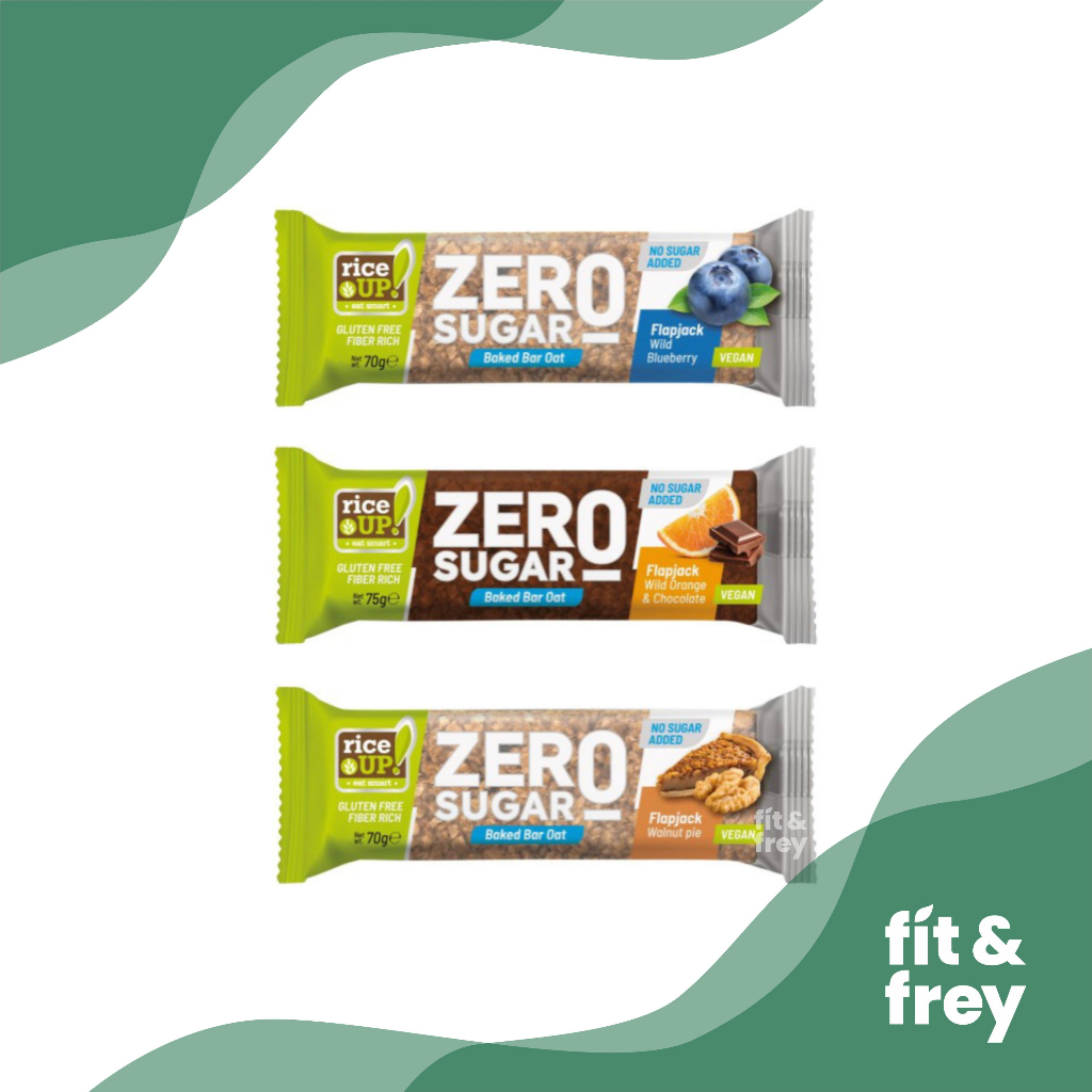 Jual RICE UP Zero Sugar Baked Bar Oat 70g Gluten Free Vegan