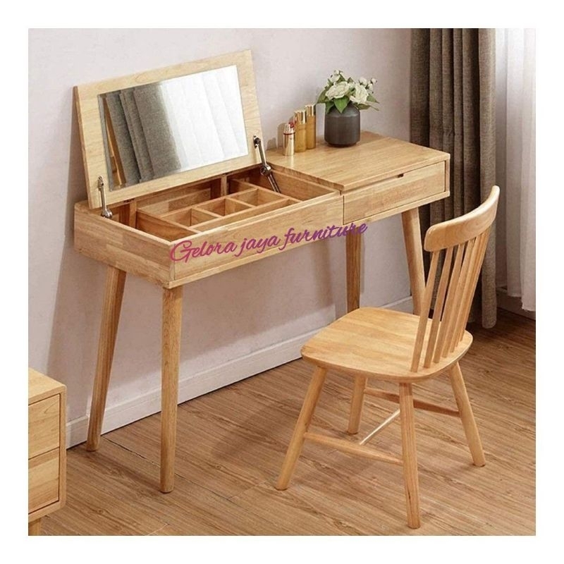 Jual Meja rias minimalis modern retro custom | Shopee Indonesia