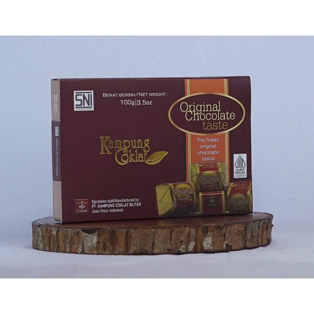 Jual COKLAT BOX ORIGINAL 100 GRAM - KAMPUNG COKLAT | Shopee Indonesia