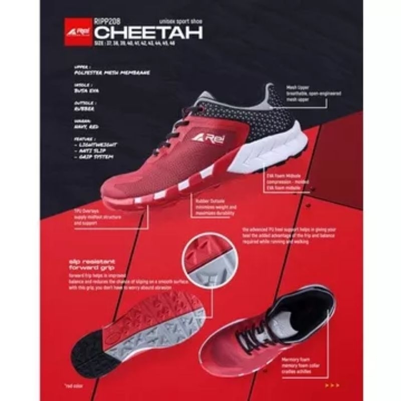 Jual SEPATU RUNNING CHEETAH AREI OUTDOORGEAR | SEPATU OLAHRAGA PRIA REI ...
