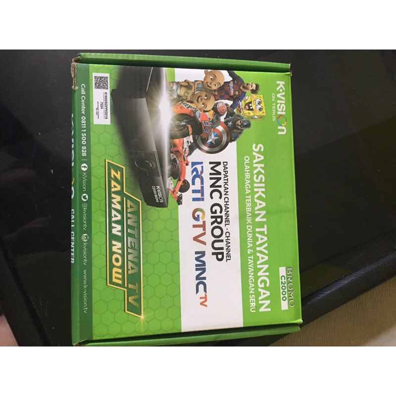 Jual Stb/Receiver Kvision bromo C2000 parabola seken,second (bekas