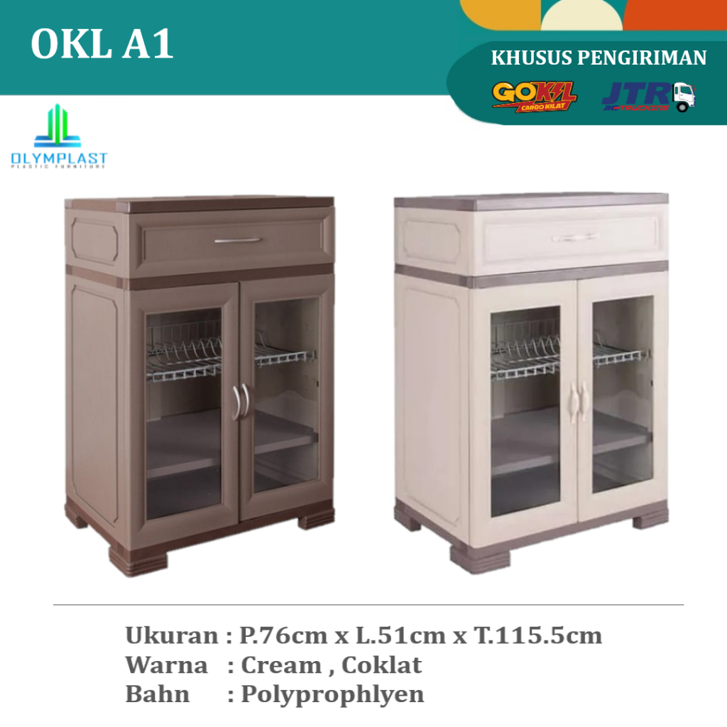 Jual Olymplast Lemari Piring | Kitchen Locker OKL A1 | OKL JUMBO ...