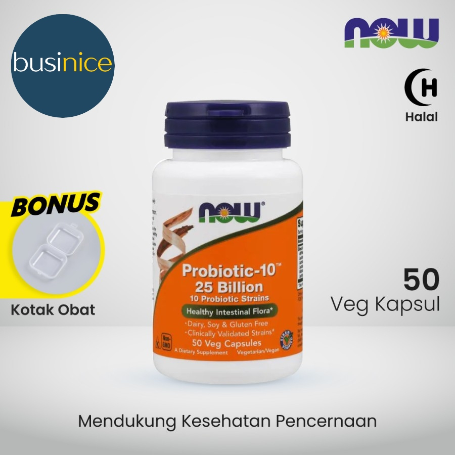 Jual Now Probiotic 10 25 Billion 50 Veg Capsules Food Probiotik