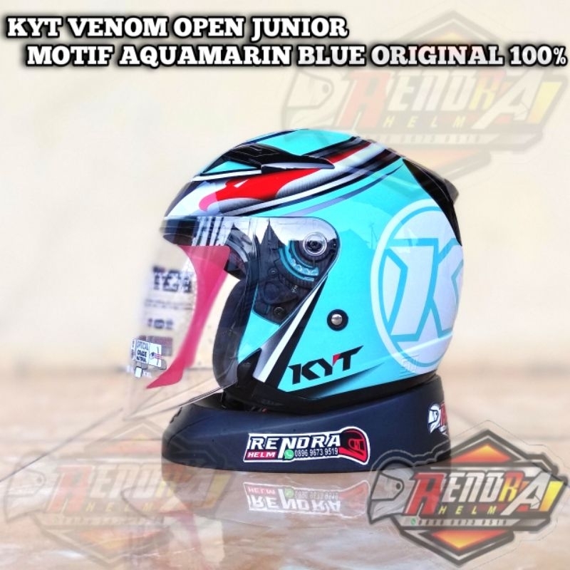 Jual Helm Anak KYT VENOM OPEN JUNIOR MOTIF ORIGINAL 100 Shopee Indonesia