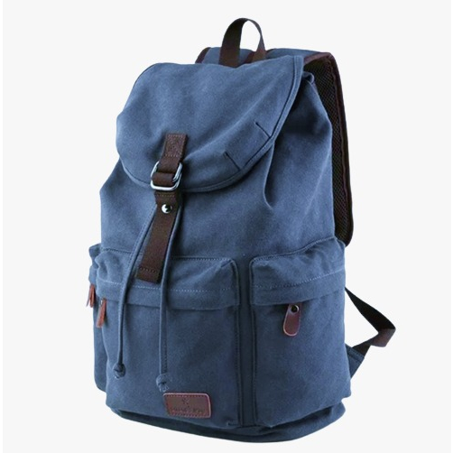 Jual Durable Kanvas Pria Tas Ransel Sekolah Tas Kapasitas Besar Pria