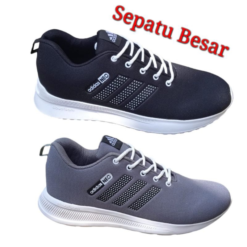 Jual Sepatu Adidas Neo Big Size 44 49 Jumbo Pria Sneakers Shopee Indonesia