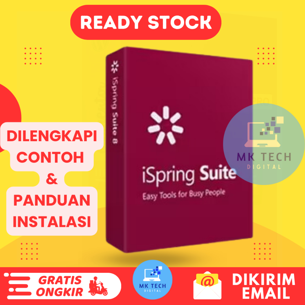 Jual iSpring Suite 11 Full Version + Bonus Template PPT | Software ...
