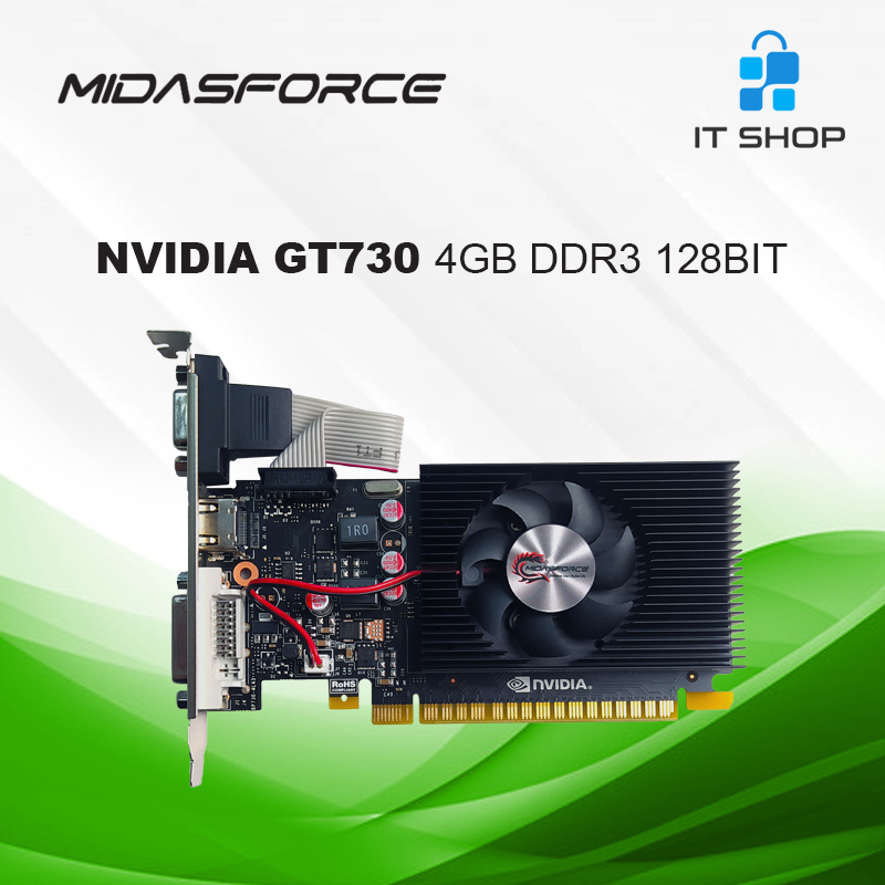 Jual Midasforce Vga Nvidia Gt730 4gb Ddr3 128bit Box Midas Force