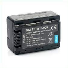 DSTE Kit 2 Batterie E Caricatore Doppia Porta USB Per Videocamere VBK180 - Compatibili Con Panasonic HC-V10, V100, V700 E Altri - 2