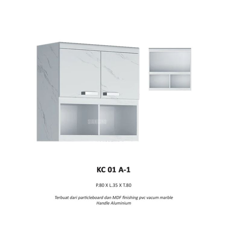 Jual [Kargo] RAK DAPUR KITCHEN SET SIANTANO KC 01 A-1 RACK GANTUNG ...