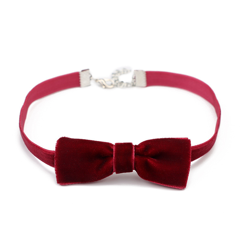 Jual kalung CHOKER VELVET PITA LONCENG bell jepang korea ribbon cosplay ...