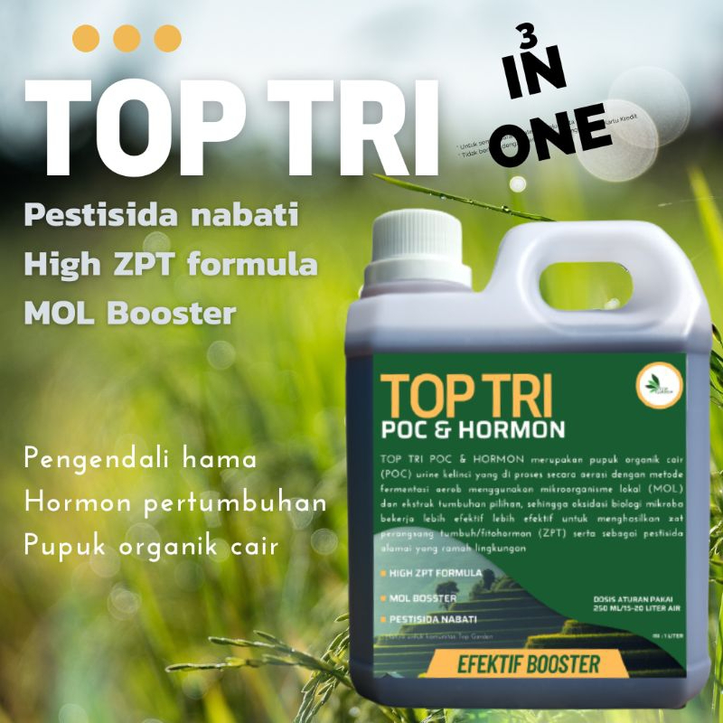 Jual Top Garden Pupuk Organik Cair Poc Pestisida Nabati Dengan Zpt