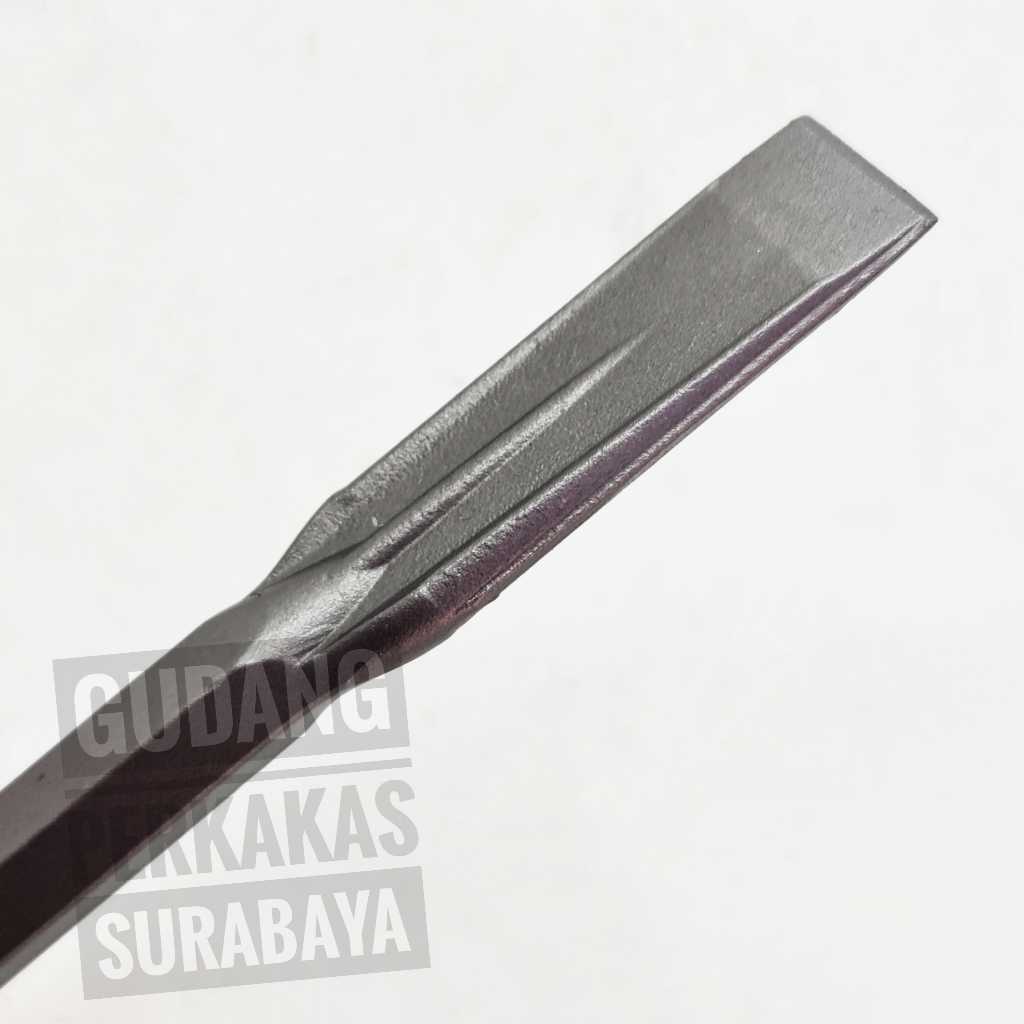 Jual HEX FLAT CHISEL SHANK 30mm HEAVY DUTY COLD CHISEL MATA BOR BETON ...