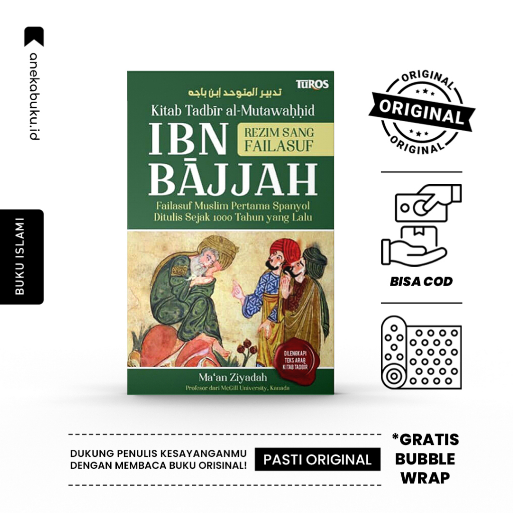 Jual Kitab Tadbir Al-Mutawahhid Ibn Bajjah - Ma‘an Ziyadah (Turos ...