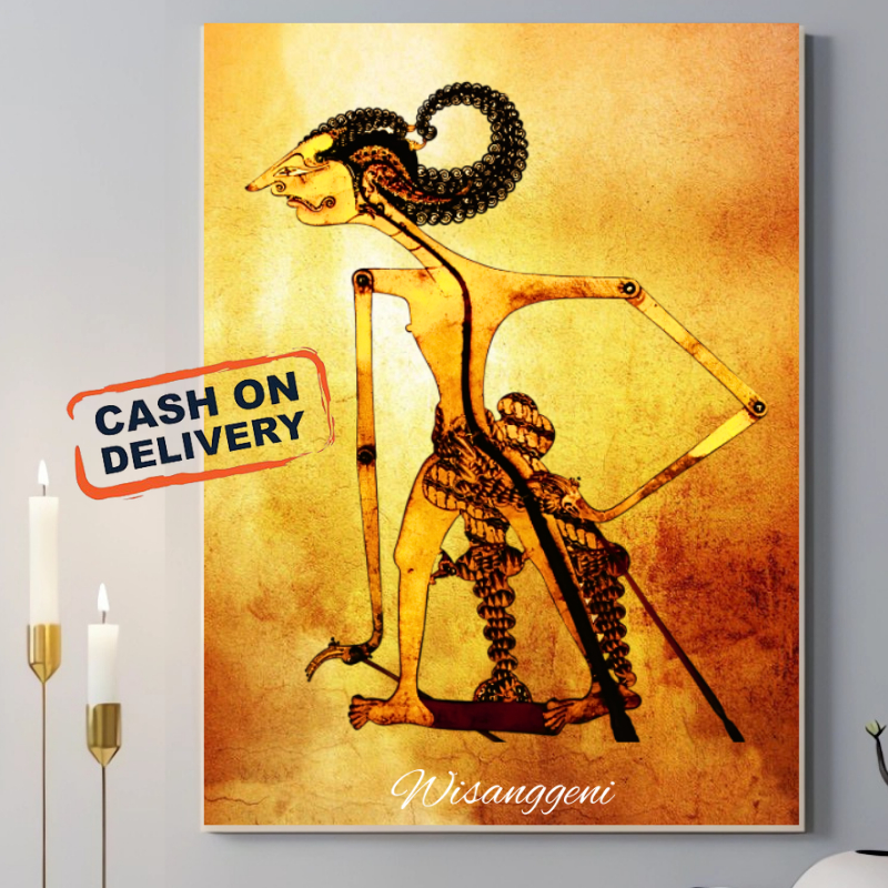 Jual Poster Wayang Kulit Wisanggeni Untuk Hiasan Dinding Atau Wall