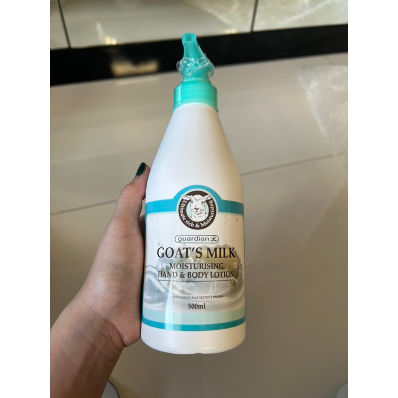 Jual GUARDIAN Goats Milk Moisturizer Hand & Body Lotion 500ml Shopee