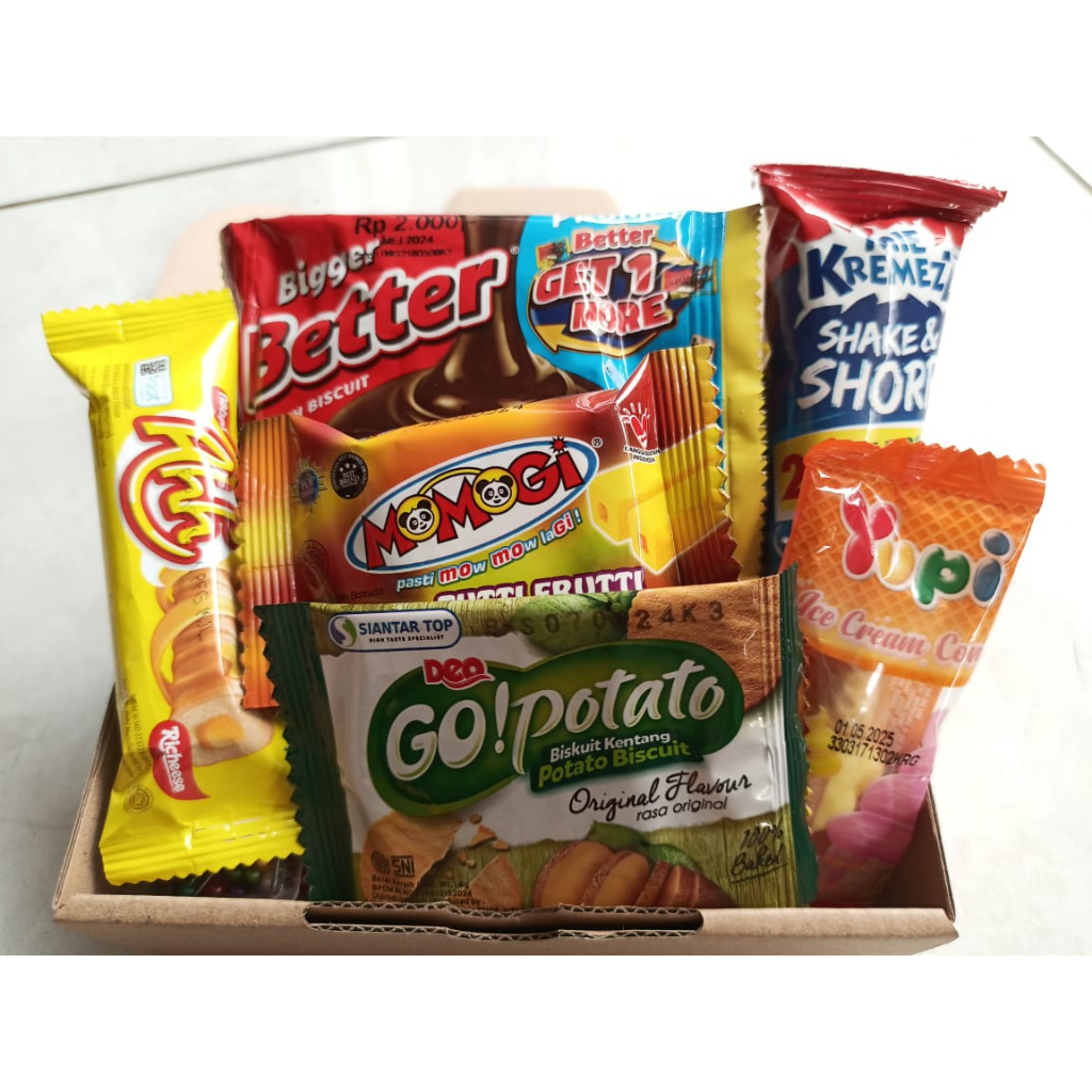 Jual Paket Ceban Snackbox Giftbox Cemilan Jajanan Kado Hadiah