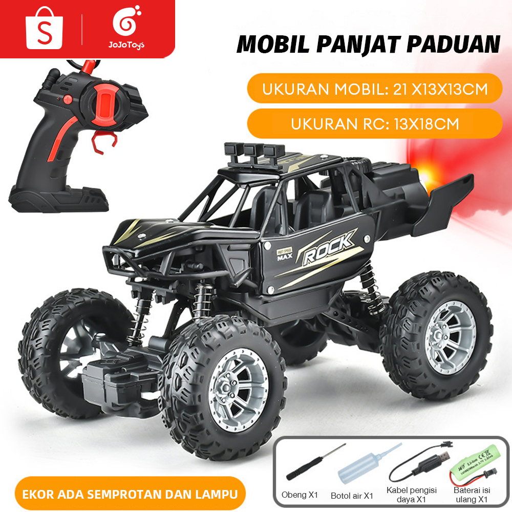 Jual Mobil Remote Control Spray Offroad Alloy Climbing Car RC Rock ...