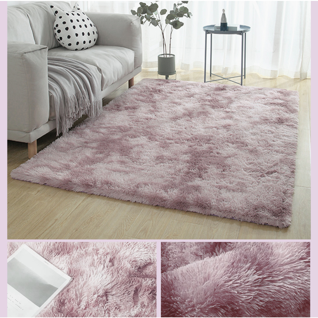 Jual Karpet Rasfur Bulu Jumbo 200 x 160cm Karpet Fluffy PremiumTebal ...