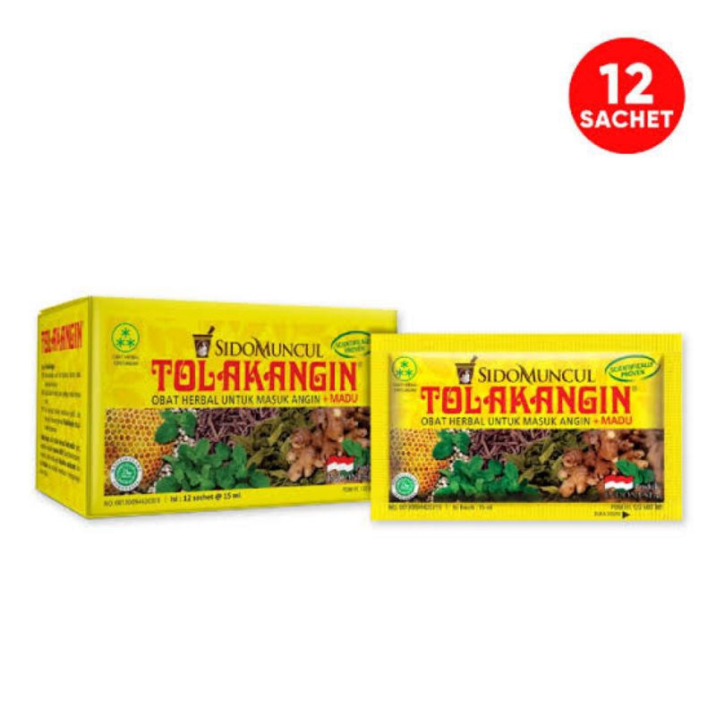 Jual Tolak angin Cair 12 Sachet (Reject Wind Liquid) | Shopee Indonesia