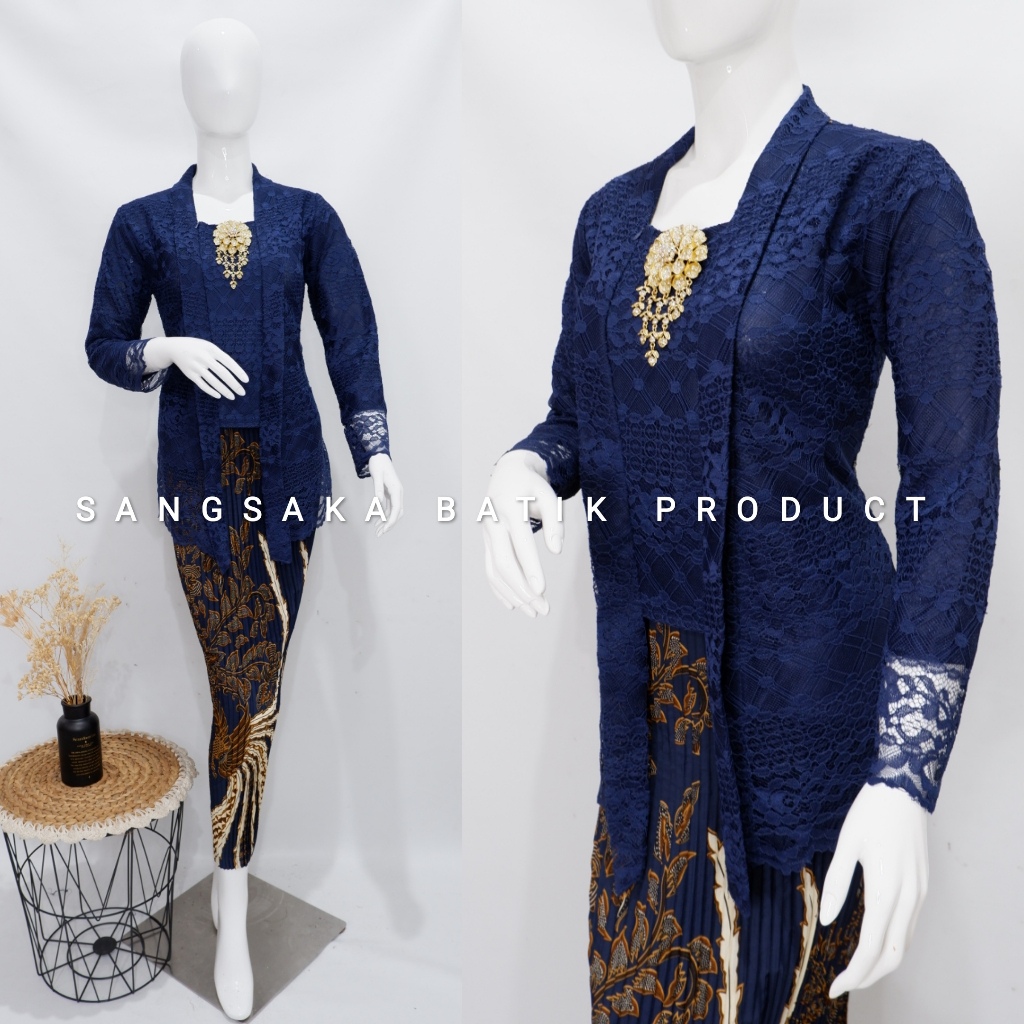 Jual Kebaya Kutu Baru / Kebaya Tunik / Tunik Brokat / Kebaya Modern ...