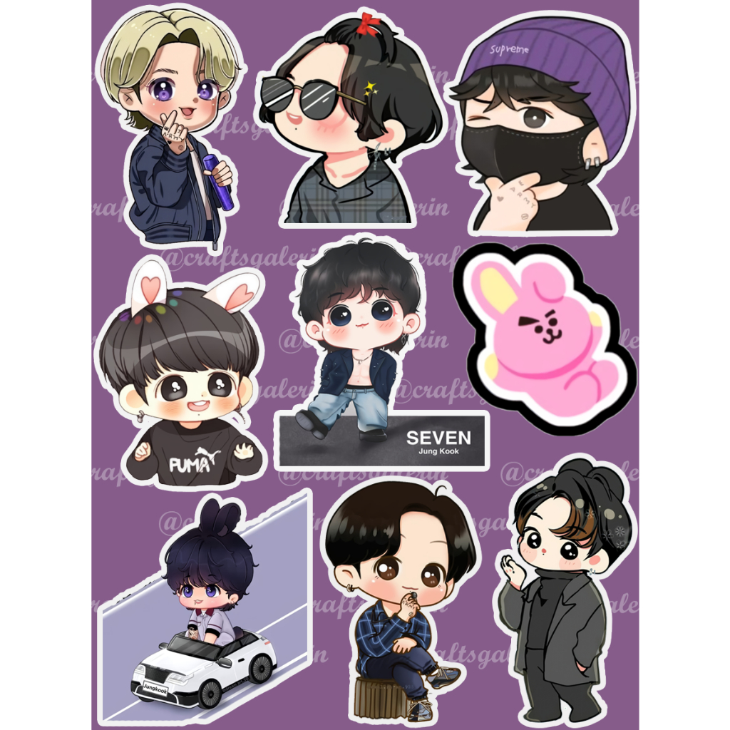 BTS Sticker (WATERPROOF)